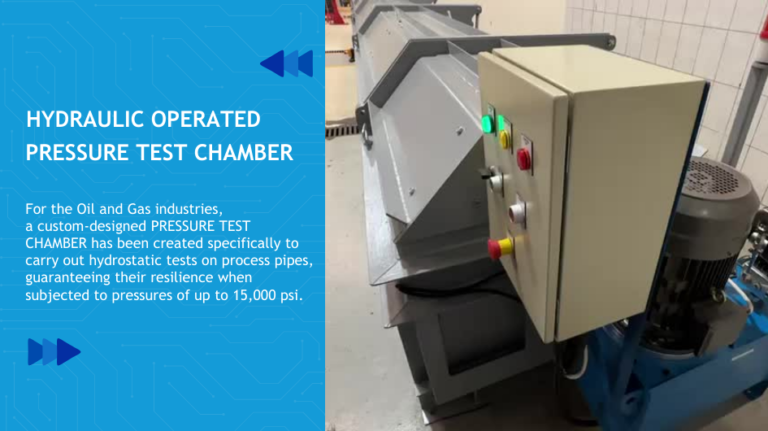 Hydraulic Operated Pressure Test Chamber