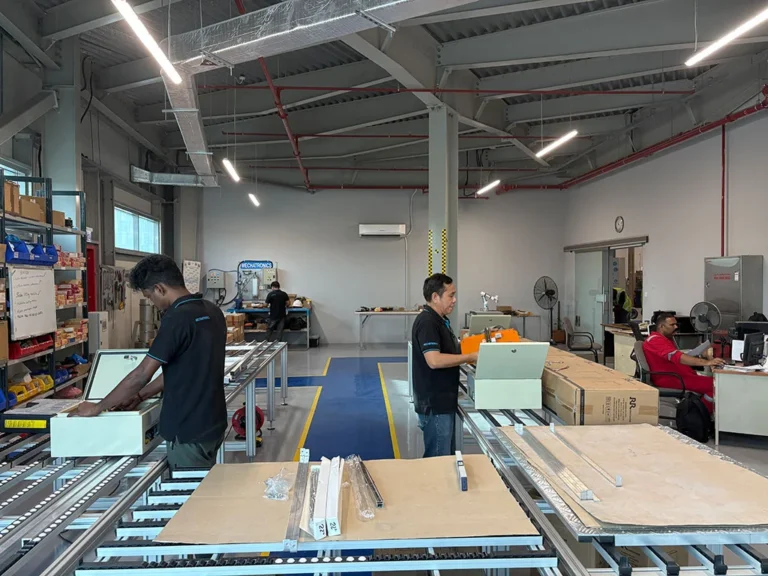 Flowlines factory assembly area